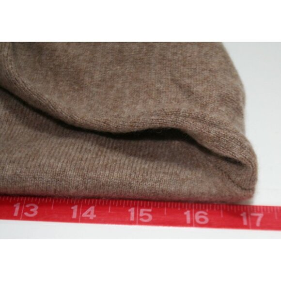 J Crew 100% Cashmere Sweater Womens  XXS Tan V-Neck Luxe Capsule Wardrobe Staple - Picture 5 of 7